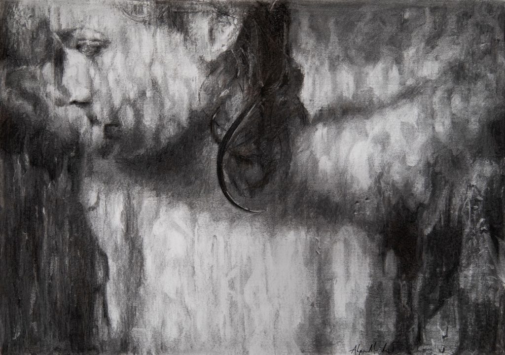 alyssa monks painting drawing hung