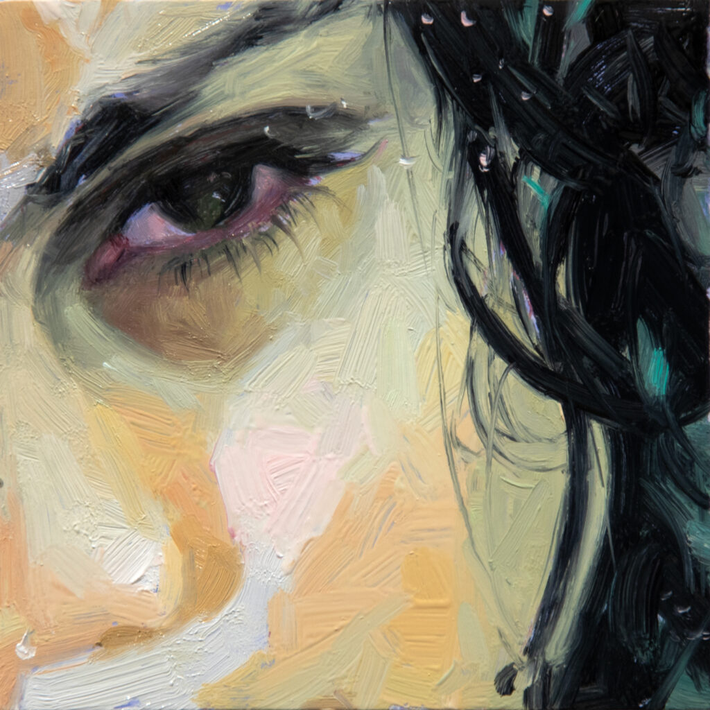 All Yellow | 4 x 4 Inches. Oil on Panel. 2026